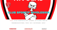 Desktop Screenshot of clubsportifnivolesien.fr